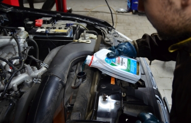 Залив антифриза Паджеро 4