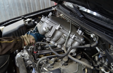 Съём коллектора Mitsubishi Pajero 4