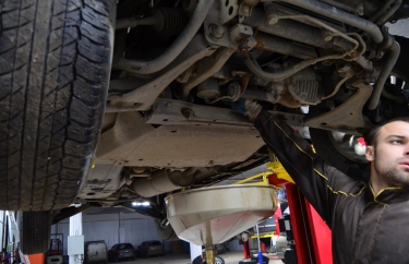 Замена моторного масла Mitsubishi Pajero 4