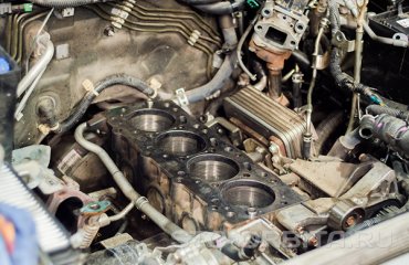 Обрыв ремня ГРМ Митсубиси L200 2.5 дизель (подробные фото)