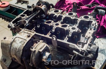 Ремонт двигателя 4D56HP Митсубиси Паджеро Спорт (подробные фото)