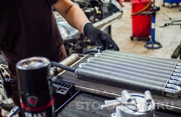 Установка радиатора вариатора на Мицубиси Аутлендер 3 (подробные фото)