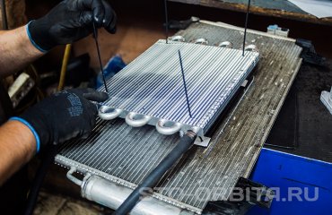 Установка радиатора вариатора на Мицубиси Аутлендер 3 (подробные фото)