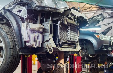 Установка радиатора вариатора на Мицубиси Аутлендер 3 (подробные фото)