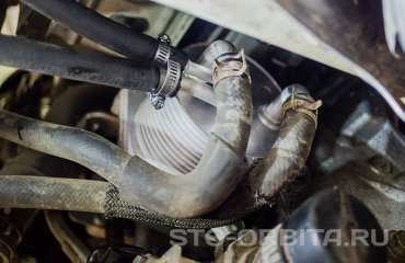 Установка радиатора вариатора на Мицубиси Аутлендер 3 (подробные фото)