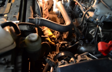 Снятие ремня Паджеро 4